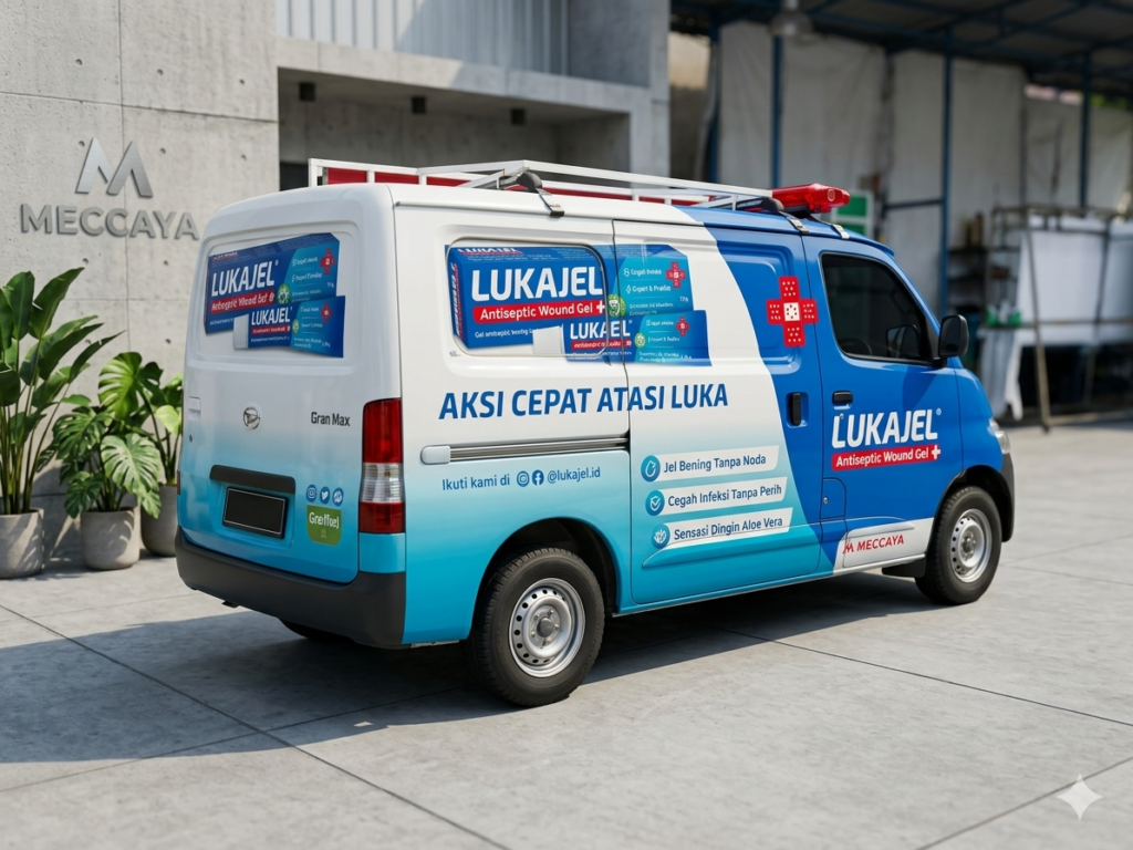 Branding Mobil Grandmax Full Stiker